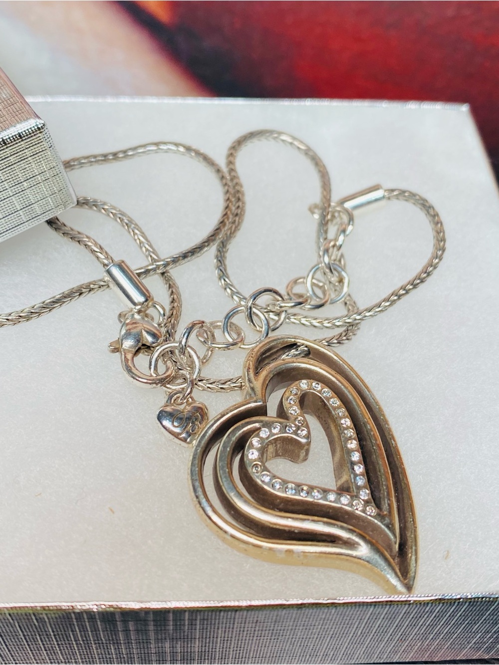 Brighton Infinity Heart/Love Forever Necklace